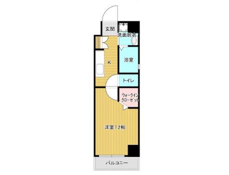 LEGEND PALACE(1K/6階)の間取り写真