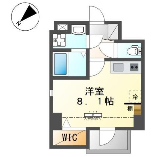 上池台2丁目マンション仮(ワンルーム/6階)の間取り写真