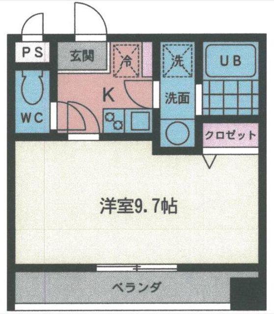 ISグランデ小机A(1K/5階)の間取り写真