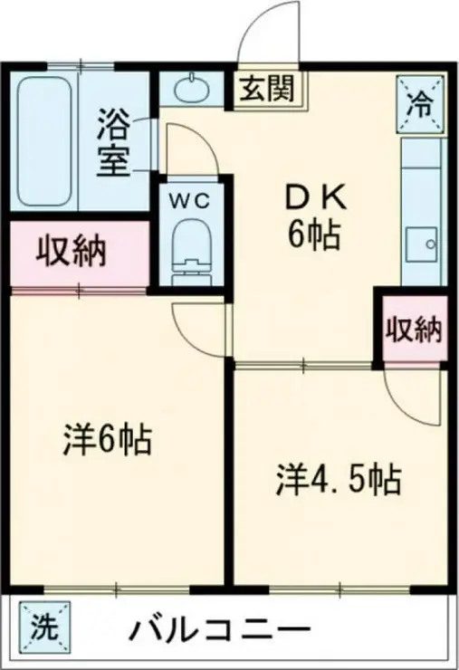 橋本ビル 5階階 間取り