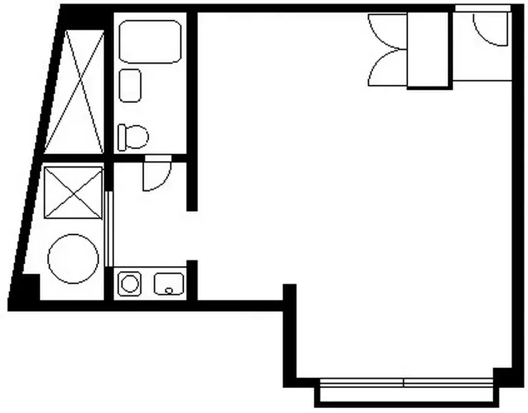 バアクレイ南麻布 3階階 間取り
