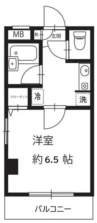 ベルコート104 1階階 間取り
