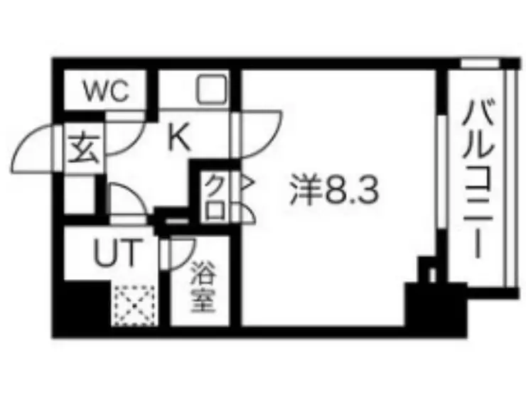 スパシエトラッド赤羽 8階階 間取り