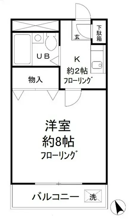 ハイツタカノ 1階階 間取り