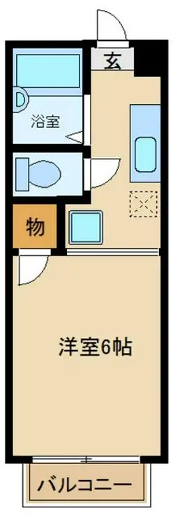 グレープハイツ 2階階 間取り