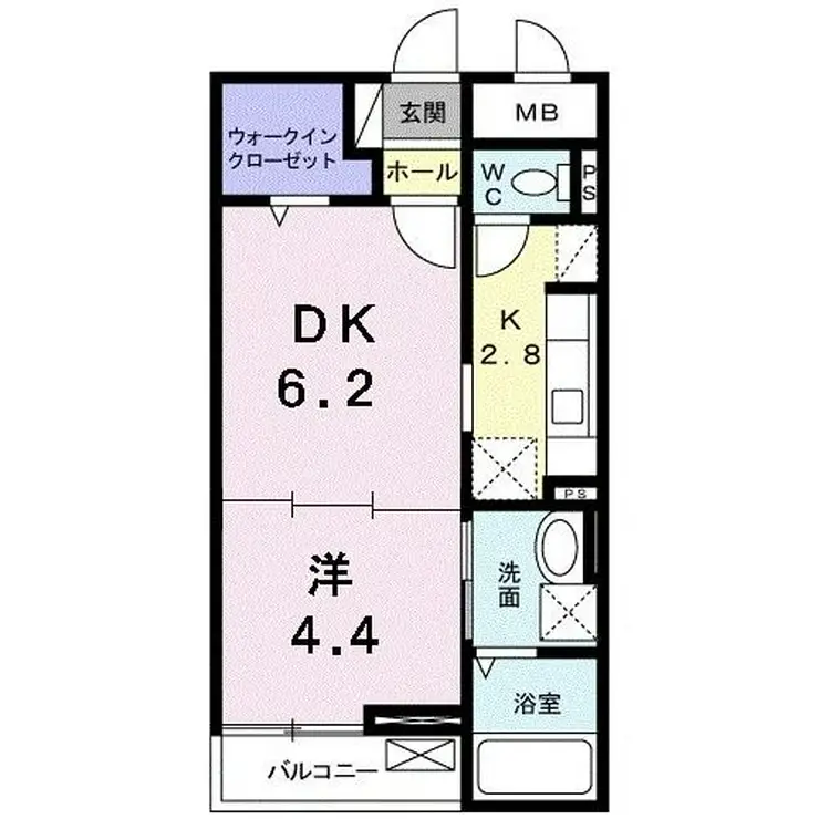 フェアグレイス 1階階 間取り