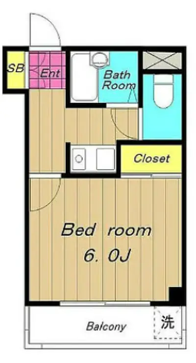 コーポアリス 3階階 間取り