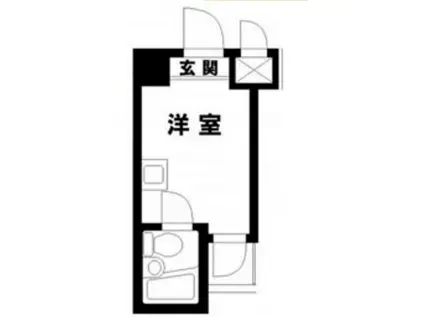 トップルーム品川第2(ワンルーム/9階)の間取り写真