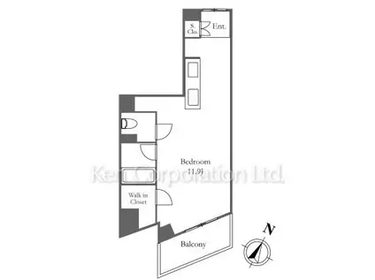 セルフィスタ渋谷(ワンルーム/5階)の間取り写真