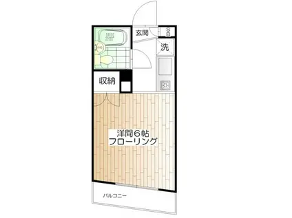 グランドパレス高円寺(1K/3階)の間取り写真