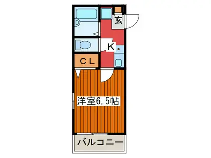 ソフィアルミエール(1K/3階)の間取り写真