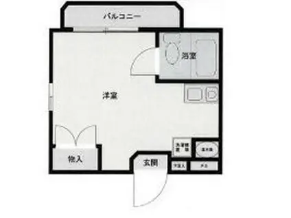 メゾン・ド・セニュール(ワンルーム/2階)の間取り写真