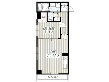 CUORE ASAKUSA(1LDK/8階)の間取り写真