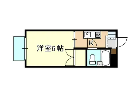 ASKパークハイツ第3(1K/2階)の間取り写真