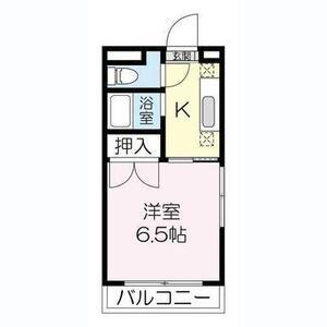 フォレストプラザ(1K/2階)の間取り写真