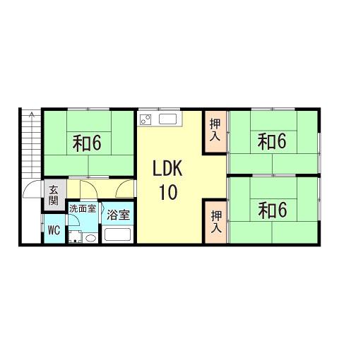 地下鉄西神・山手線 長田駅(神戸市営) 徒歩13分 2階建 築39年