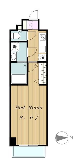 S.COURT町田(1K/3階)の間取り写真