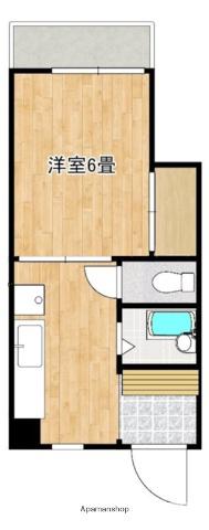 LIBERTE84(1K/3階)の間取り写真
