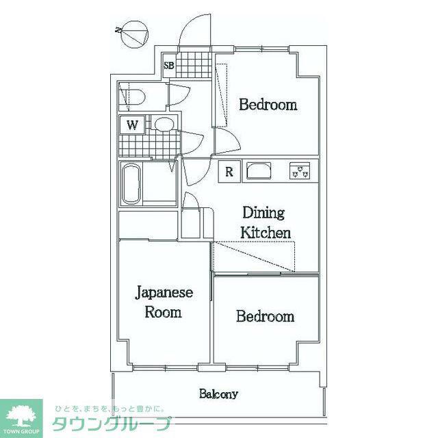 日神パレステージ西横浜(3DK/10階)の間取り写真