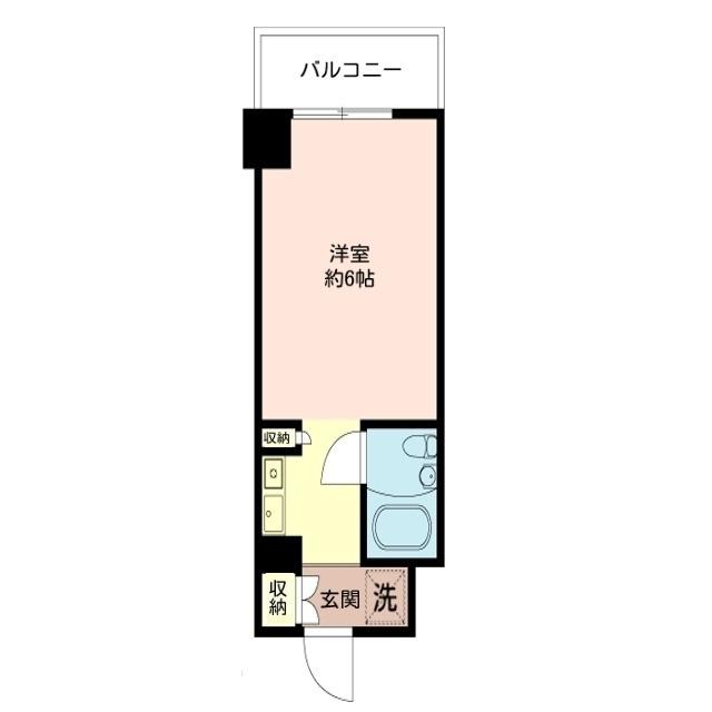 吉祥寺本町ビューハイツ(ワンルーム/2階)の間取り写真