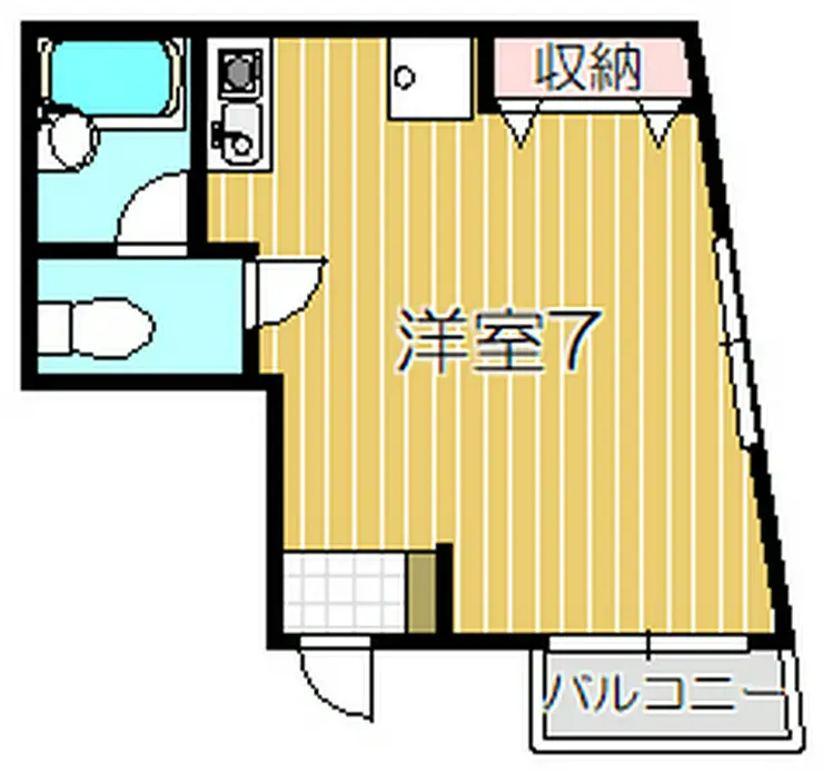 マンション里 3階階 間取り