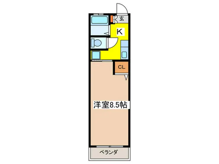 コーポ相美 1階階 間取り