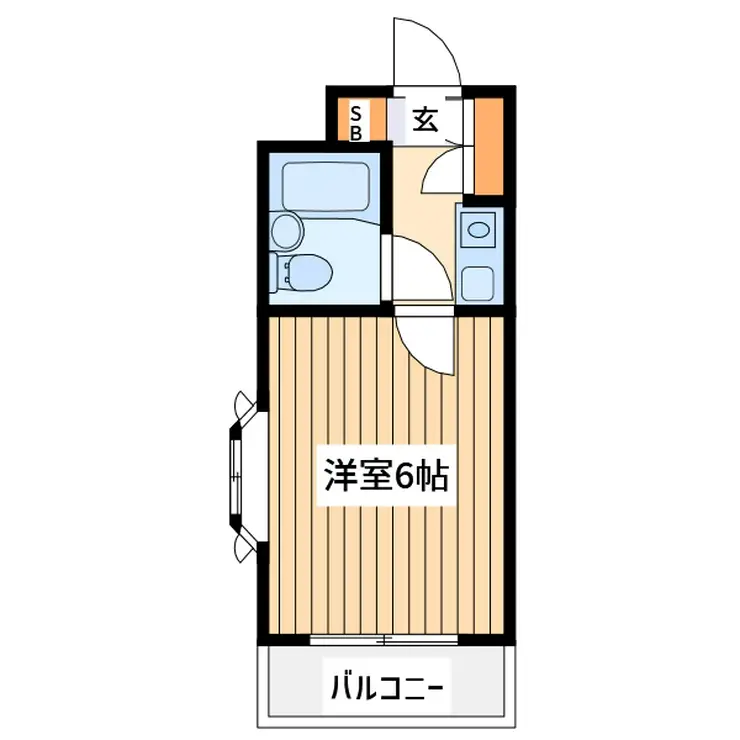 ライオンズマンション白楽 3階階 間取り