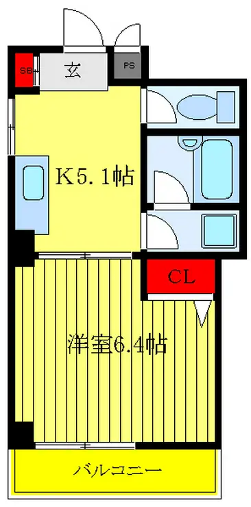 コーシンビル 3階階 間取り