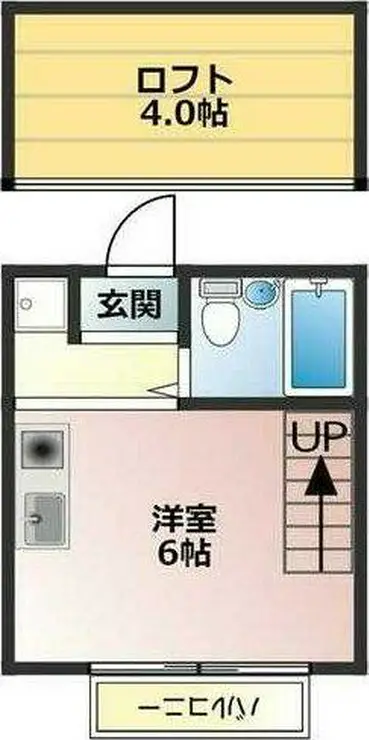 ダグラス中原 2階階 間取り