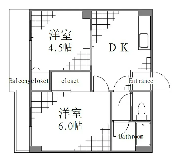 ベルメゾン亀戸 2階階 間取り