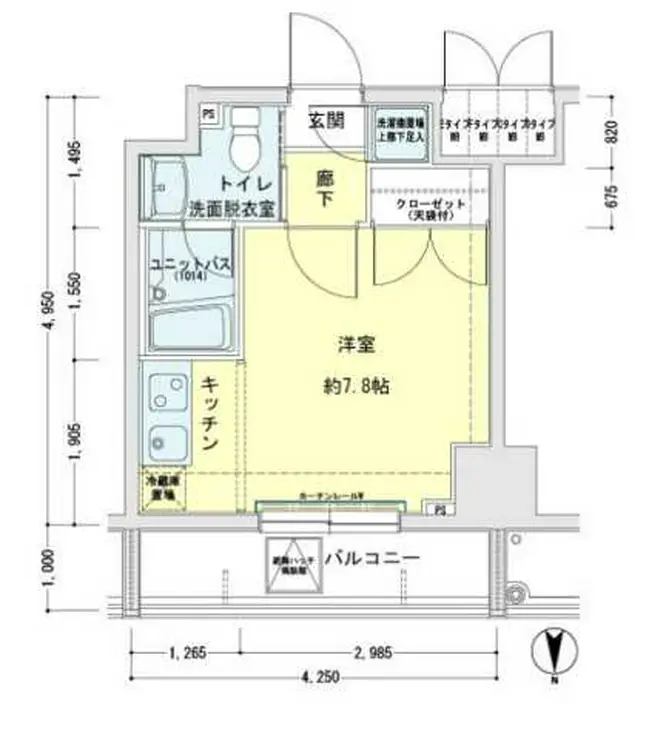 メインステージ錦糸町駅前II 10階階 間取り