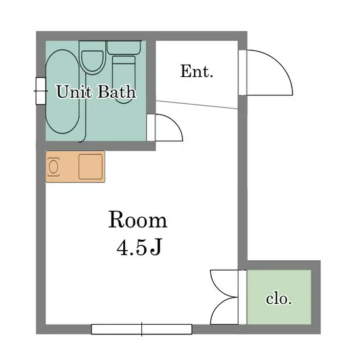 ハイツ上の台 2階階 間取り