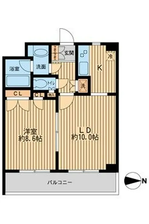 ガーデン目黒南 3階階 間取り