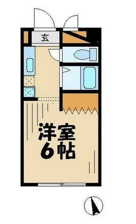 グリーンハイムヴィラながい 1階階 間取り