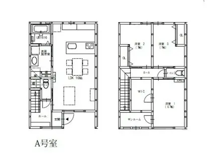 グランメゾンクレスト千代田(3LDK/1階)の間取り写真