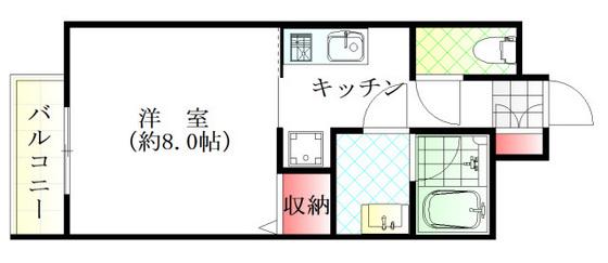 STELLAI(1K/1階)の間取り写真