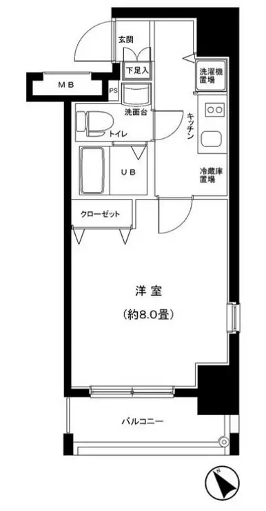 グランフォース荒川公園 11階階 間取り