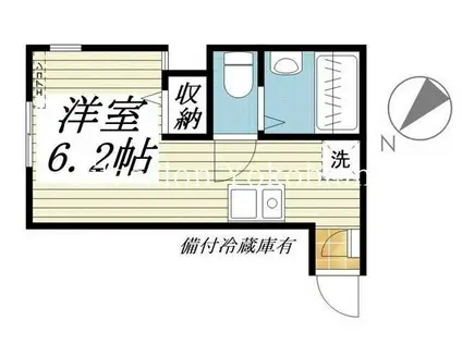 BUONA VITA(ワンルーム/1階)の間取り写真