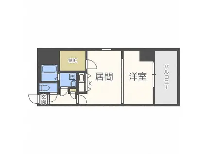 カサトレス(1LDK/10階)の間取り写真