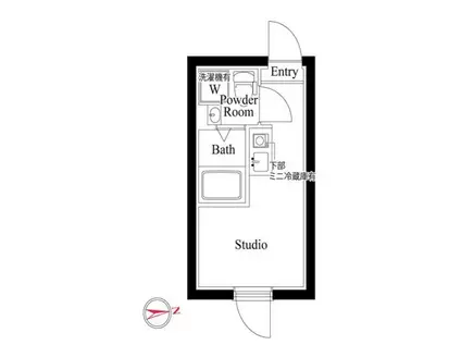 HJプレイス中野(ワンルーム/2階)の間取り写真