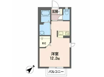 シャーメゾンNONNON(ワンルーム/1階)の間取り写真