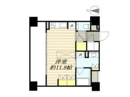 レクセル高田馬場(ワンルーム/3階)の間取り写真