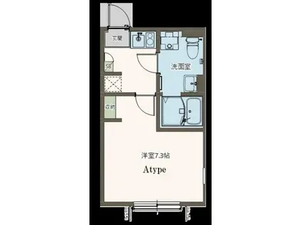 AGRANDE ODAKYU-SAGAMIHARAII(1K/3階)の間取り写真