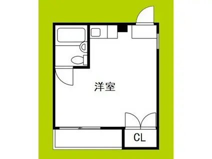 桜ノ宮シティハイツ(ワンルーム/3階)の間取り写真