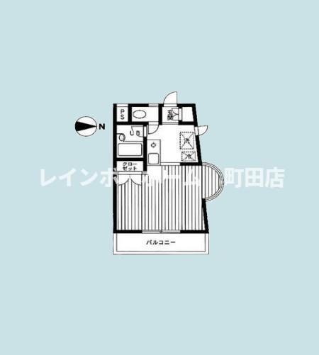 サム・バレー(ワンルーム/3階)の間取り写真