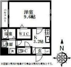 BELLE元浜(1K/4階)の間取り写真