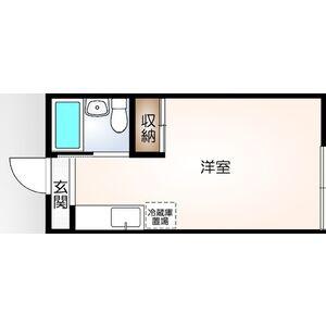 AVION瑞穂(ワンルーム/1階)の間取り写真