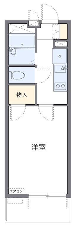 埼玉高速鉄道 南鳩ケ谷駅 徒歩15分 3階建 築16年(1K/1階)の間取り写真
