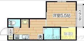 YS FORTERESSE(1K/2階)の間取り写真