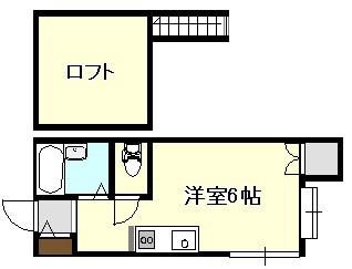 アーバンヒルズ(ワンルーム/1階)の間取り写真
